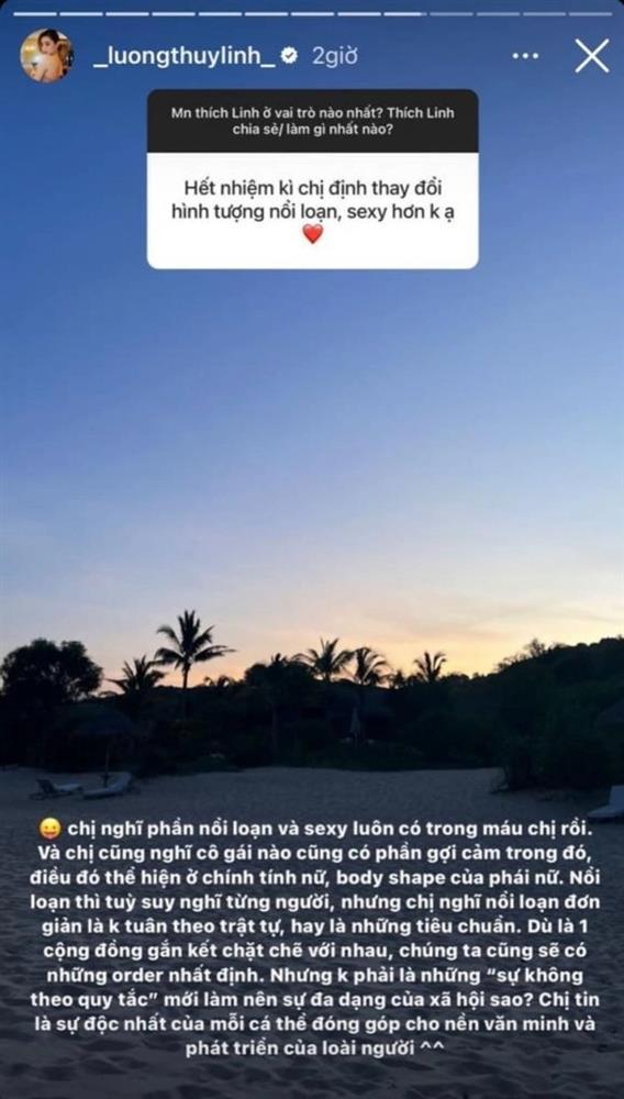 Liên tục bị chê phản cảm, Lương Thuỳ Linh đáp: Sexy ngấm vào máu-2