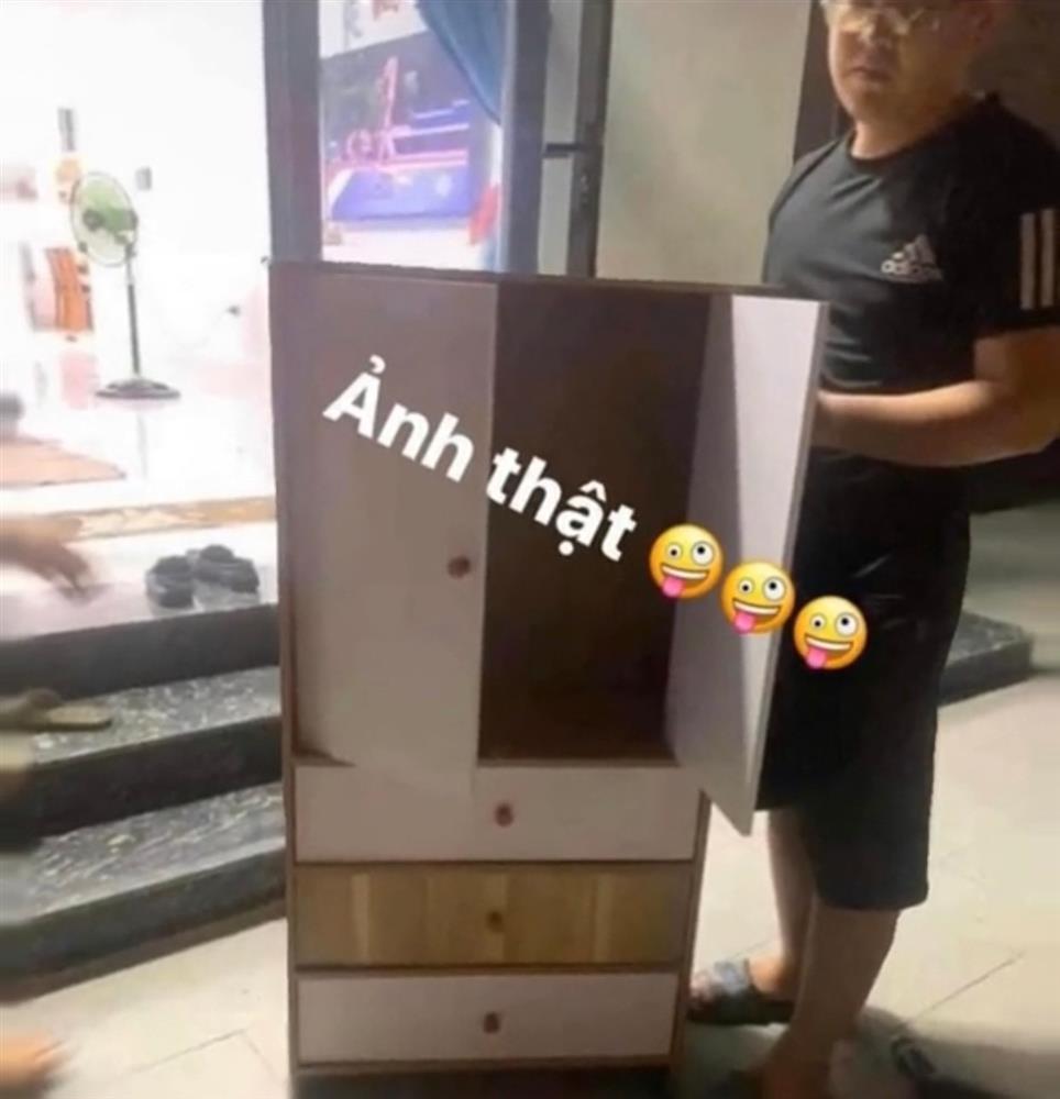 Mua tủ giảm giá 2000k còn 399k, nhận hàng tí ngất vì tuyệt vọng-4