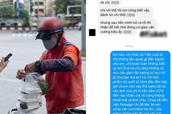 Chỉ vì tặng đồ ăn cho shipper, cô gái bị đánh ghen chửi bới làm phiền