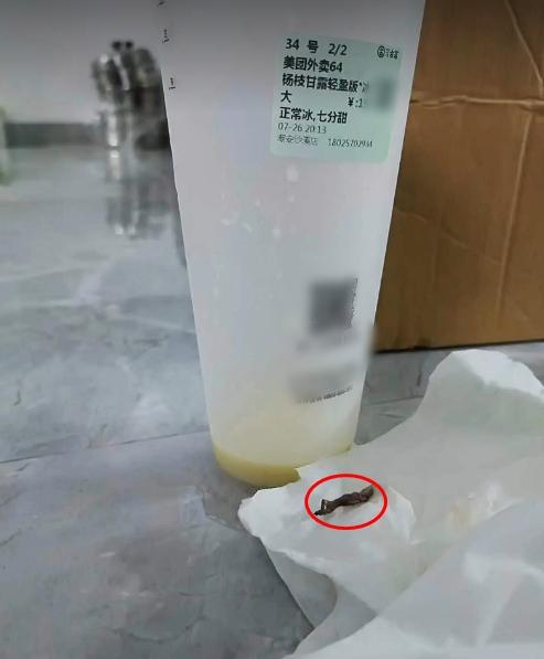 Uống gần hết cốc trà sữa, cô gái nhặt được con thạch sùng ăn kèm-3