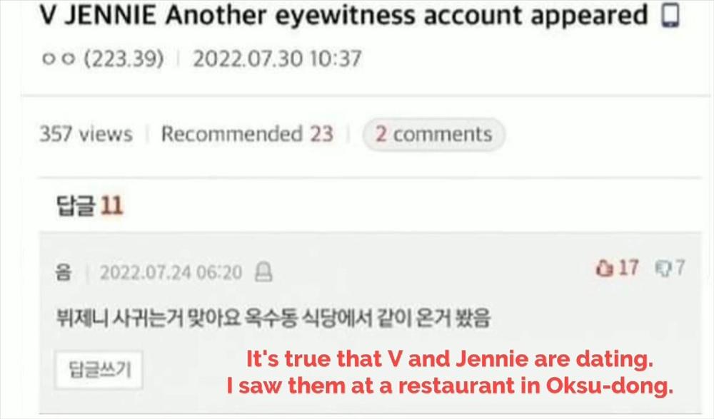 V và Jennie trốn đi ăn thịt nướng trước khi BLACKPINK comeback-1