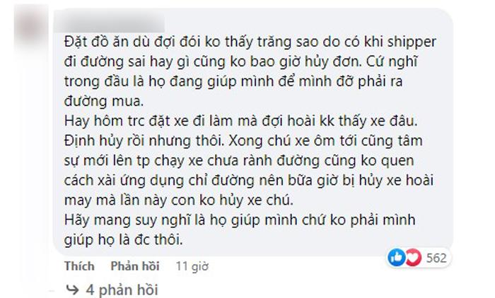 Đặt đồ ăn rồi quên béng, cô gái xúc động khi nhận tin nhắn shipper-5