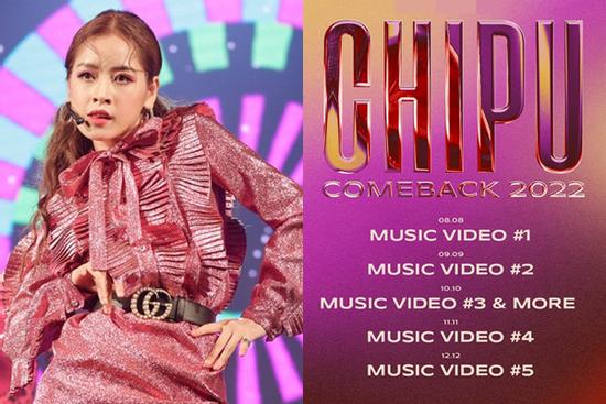 Nói là làm, Chi Pu 'đẻ sòn sòn' mỗi tháng ra 1 MV