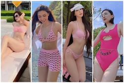 Diện bikini hồng, Ngọc Trinh, Đỗ Hà sexy - Thùy Tiên kín đáo, cute