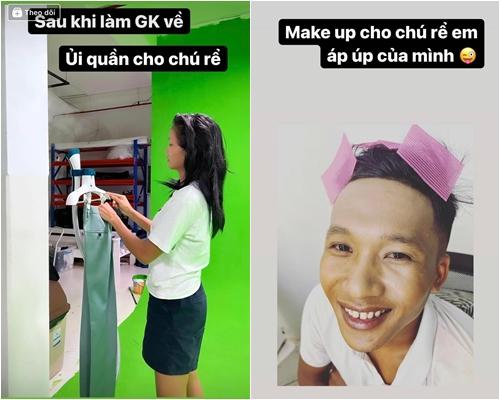 HHen Niê xuề xòa làm stylist kiêm thợ chụp ảnh cưới cho em trai-1