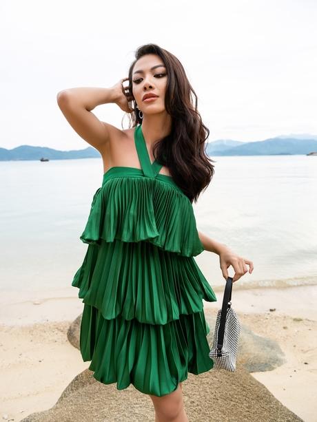 Liên tiếp lộ bụng mỡ, Kim Duyên mix đồ thể nào để sửa sai?-5