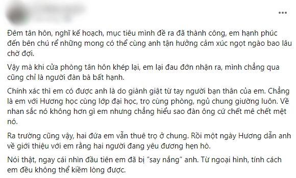 Vừa bước vào phòng tân hôn, chồng lao đến xé váy vợ lôi về trả thù-1