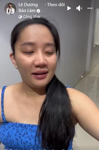 Vợ Lê Dương Bảo Lâm mặt mộc kém sắc vài tiếng trước khi đẻ-2