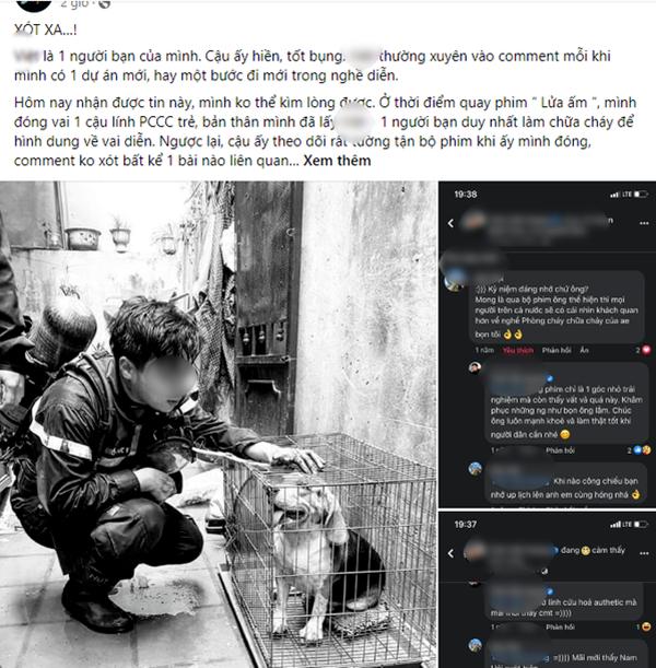 Diễn viên VTV lấy cảm hứng diễn xuất từ sự hy sinh của chiến sĩ PCCC-2