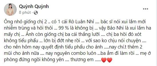 Quý tử Lê Dương Bảo Lâm chào đời 1 ngày đã phải làm tiểu phẫu-3
