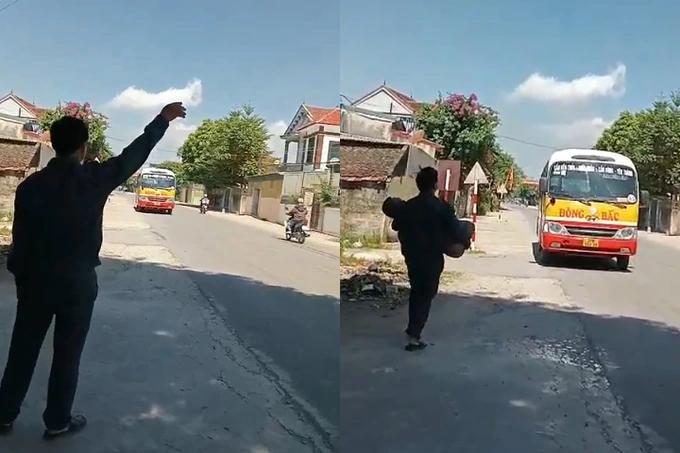 Người đàn ông khuyết tật nặng đứng đợi 2 tiếng vẫn bị xe bus... ngó lơ-3