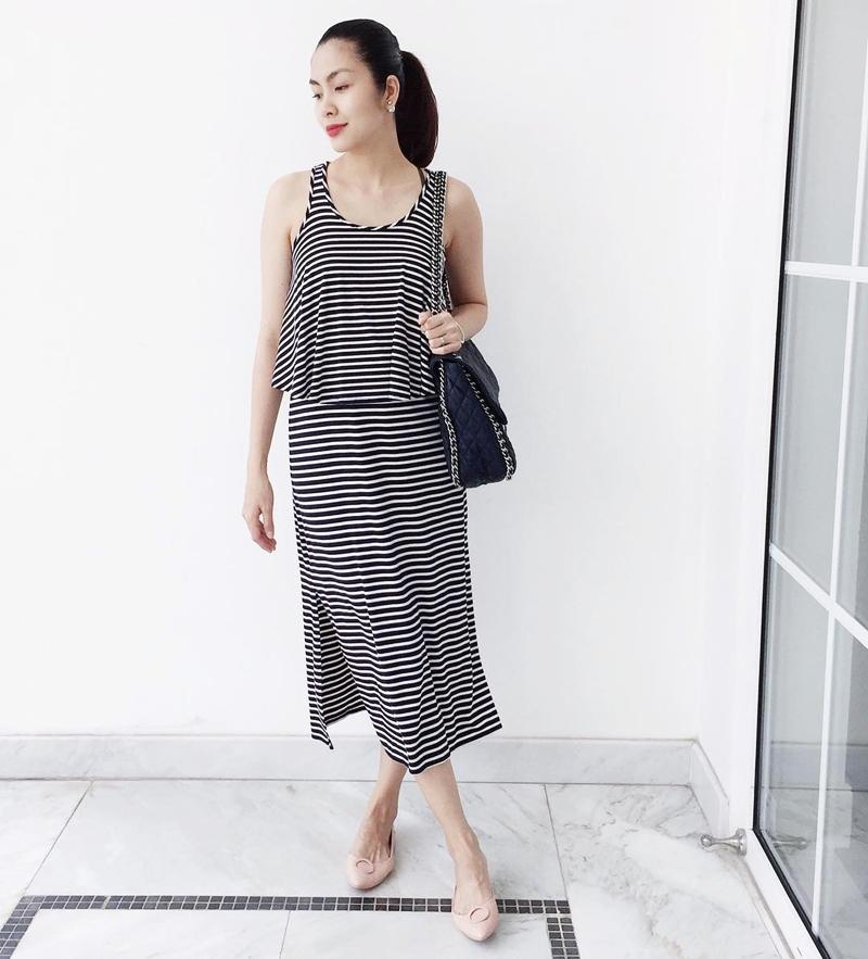 Bí quyết lên đồ giấu bầu đỉnh cao của Tăng Thanh Hà-6