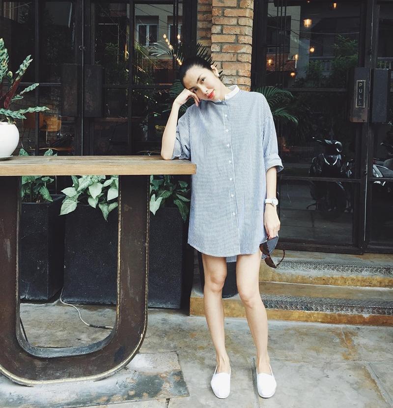 Bí quyết lên đồ giấu bầu đỉnh cao của Tăng Thanh Hà-7