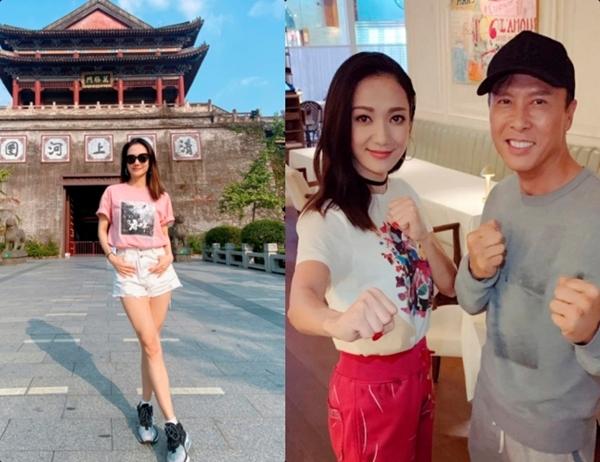 Mới đây, cựu Á hậu Hong Kong Vương Quân Hinh đăng tải hình ảnh tại phim trường Hoành Điếm và hé lộ bắt đầu quay phim mới. Theo truyền thông Trung Quốc đưa tin, cô tham gia bộ phim "Thiên Long Bát Bộ: Kiều Phong truyện" hợp tác cùng Chân Tử Đan.