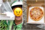 Giao pizza, shipper 'cạn lời' khi khách bom hàng với lý do... củ chuối