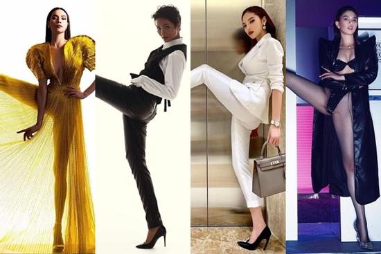 Sao Việt đá chân chụp hình: Hà Hồ vô địch, Ngọc Trinh âm điểm