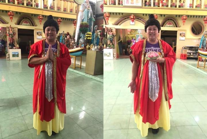 Minh Béo khoe diễn vai Đức Phật, trưởng đoàn vạch sự thật-1