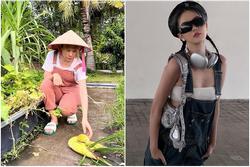 Sao Việt mặc quần yếm: Mỹ Tâm xuề xòa, Ngọc Trinh toàn hàng hiệu