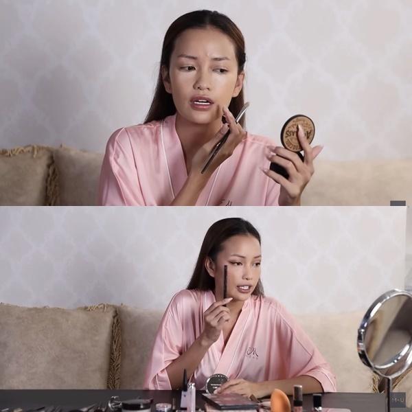 Nông Thúy Hằng tự trang điểm như không bị chê kém xa Ngọc Châu-8