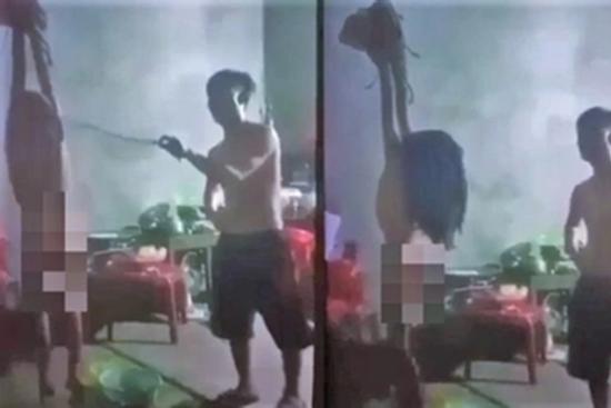Nguyên nhân vụ bé gái bị bố lột quần áo, trói tay treo trên trần nhà