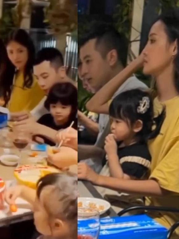 Trương Mỹ Nhân và Phí Ngọc Hưng đưa con gái đầu lòng dự tiệc-5