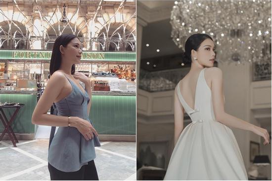 Linh Rin khoe 'mình hạc xương mai' với loạt đầm sexy chừng mực