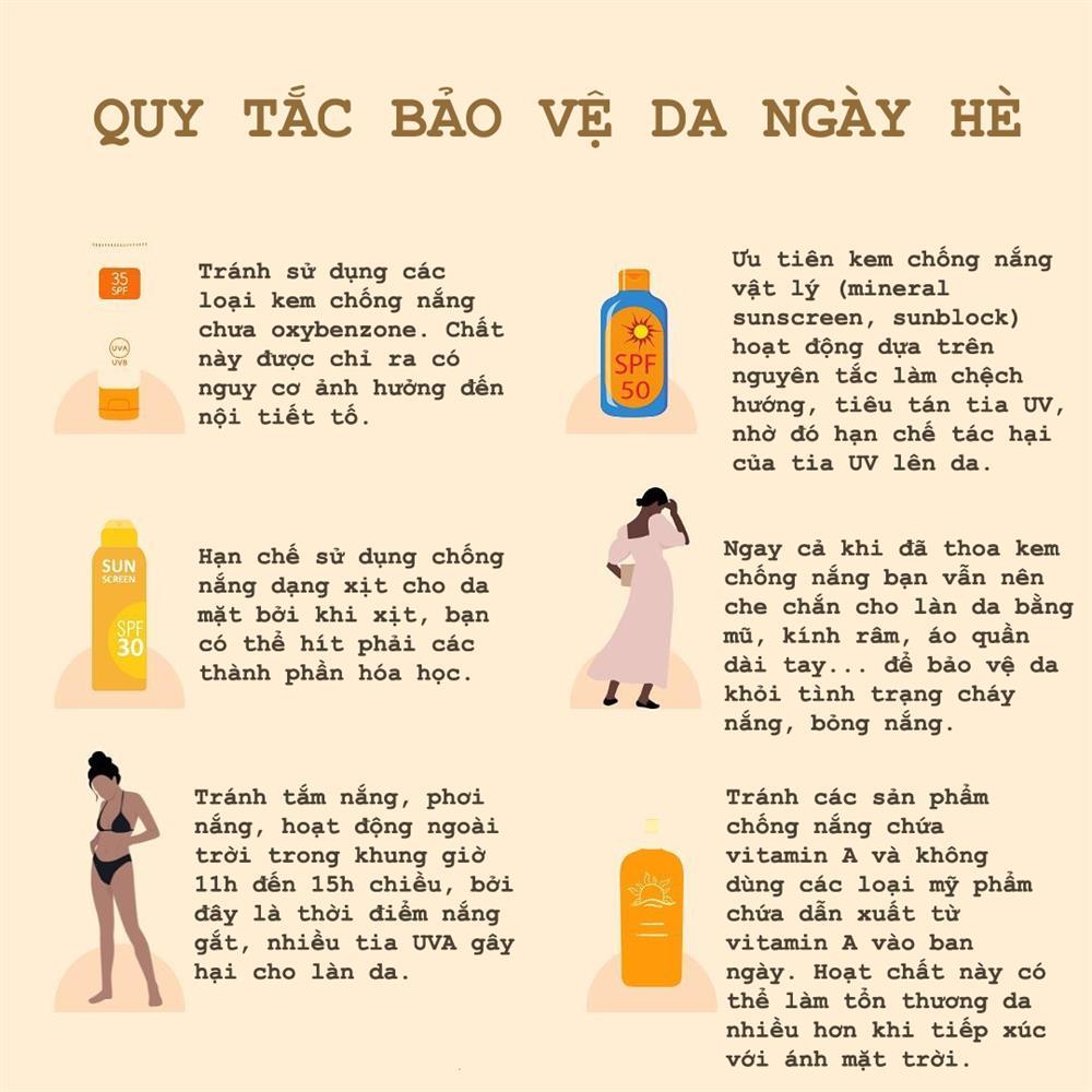 6 quy tắc bảo vệ da ngày hè-1