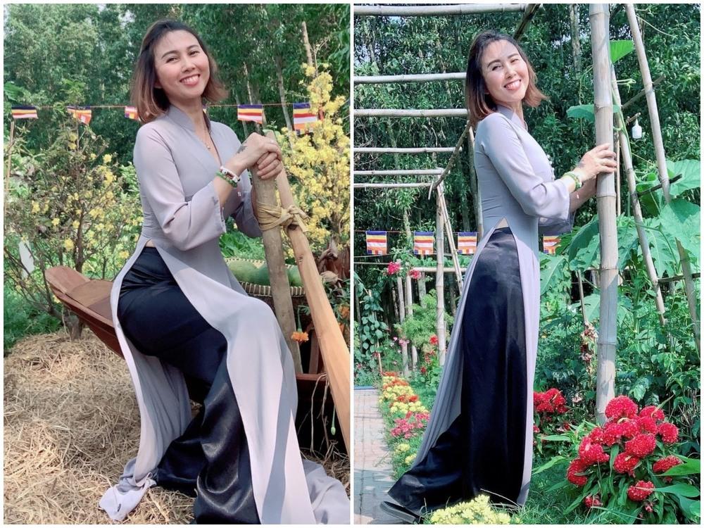 Mẹ Thùy Tiên cho biết vài năm qua, chị ăn chay trường, nhờ vậy cảm thấy nhẹ nhàng, đầy sức sống.