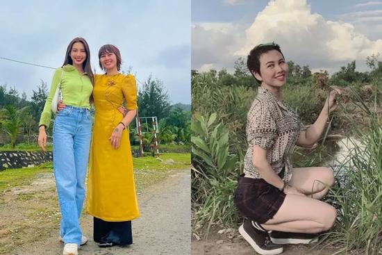 Mẹ Thùy Tiên U45 trẻ xinh như chị em với tân Hoa hậu