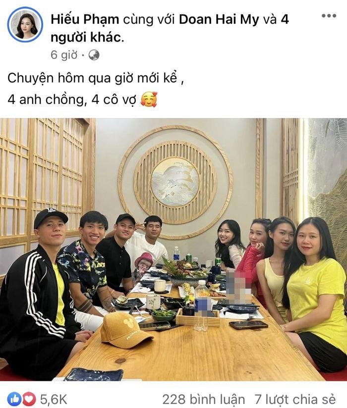 Vợ Hồ Tấn Tài vô tình lộ quan hệ hiện tại Văn Hậu - Doãn Hải My-2