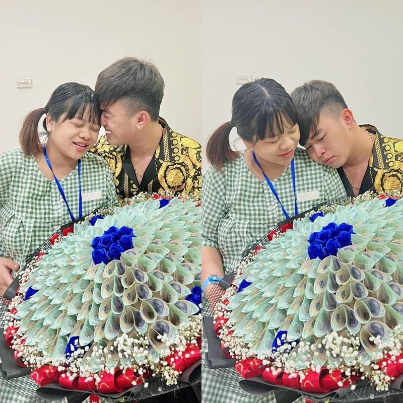 Danh tính KHỦNG cô vợ được chồng tặng bó hoa 500k sau sinh-5