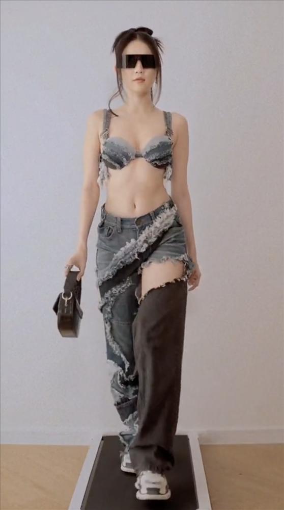 Ngọc Trinh tăng cân nhưng vòng 1 sắp thành màn hình phẳng?-1