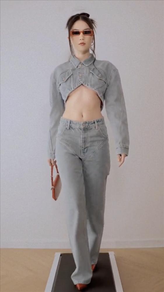 Ngọc Trinh tăng cân nhưng vòng 1 sắp thành màn hình phẳng?-2