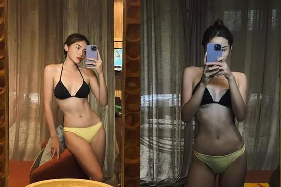 Kỳ Duyên 'đốt mắt' với bikini bé tí bằng nắm tay