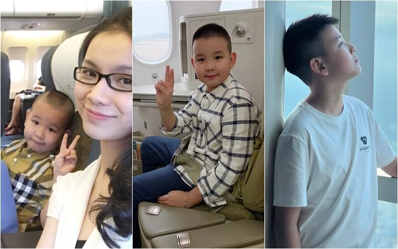 Con trai hoa hậu Thùy Lâm phổng phao, ra dáng soái ca tuổi 12-2