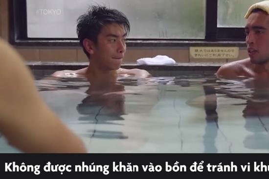 Nghi thức ít người biết khi tắm suối nước nóng ở Nhật
