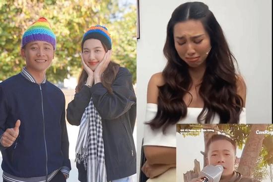 Thùy Tiên khóc nghe Quang Linh Vlog hát 'Giả Vờ Thương Anh Được Không'?