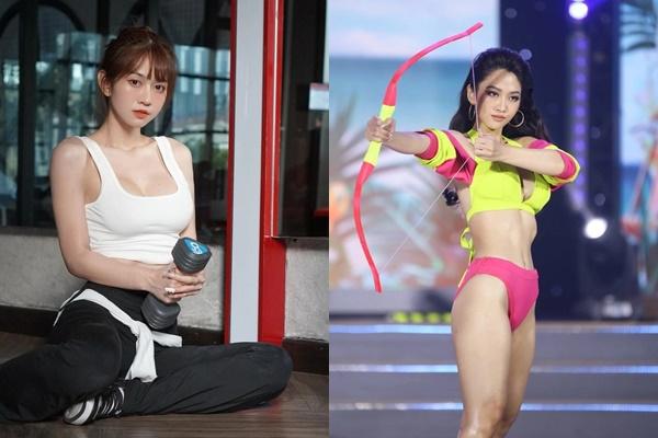 Lê Bống bị Trần Thanh Tâm kéo áo suýt ngã khi cùng làm vedette-11