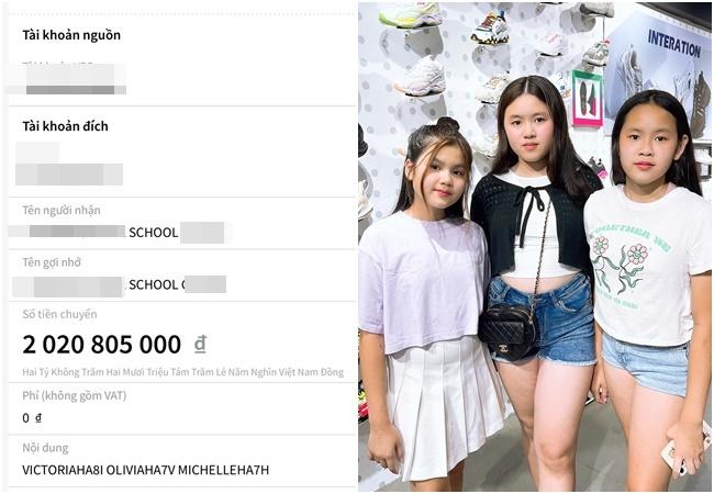 Hoa hậu Phương Lê bị nghi nổ khi khoe đóng học 2 tỷ cho con-1