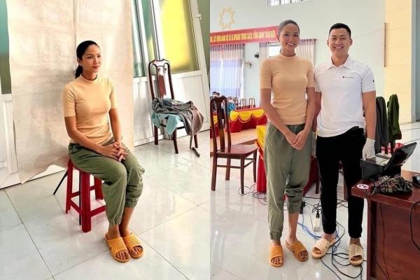 Vừa bị chê diễn, HHen Niê lại mặc xuề xòa, vác bao gạo phăm phăm-12