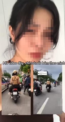 Cô gái mặc hở hang bị quay lại trên phố Xã Đàn: Thích thì mặc-16