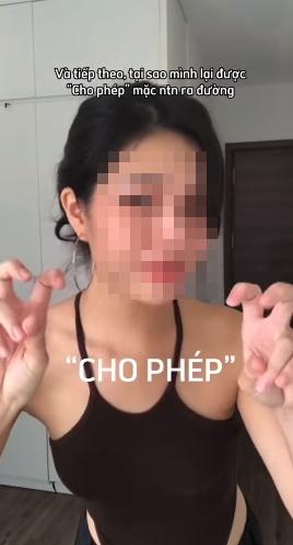 Cô gái mặc hở hang bị quay lại trên phố Xã Đàn: Thích thì mặc-5