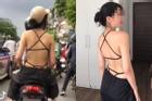 Cô gái mặc hở hang bị quay lại trên phố Xã Đàn: 'Thích thì mặc'