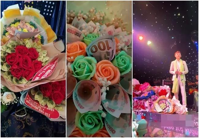 Hồ Văn Cường ngập trong hoa tiền, fan tặng luôn vàng đeo cho vui-7