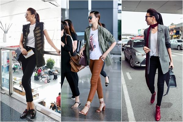 Mix đồ ra sân bay: Minh Hằng kín bất ngờ, Ngọc Trinh auto hở-3