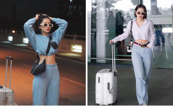 Mix đồ ra sân bay: Minh Hằng kín bất ngờ, Ngọc Trinh auto hở-12