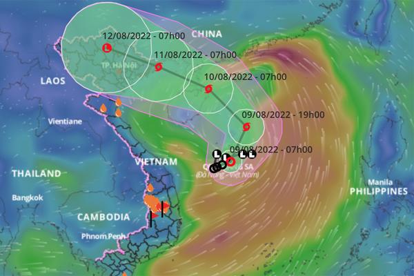 Bão số 2 di chuyển rất nhanh, có khả năng mạnh thêm-2