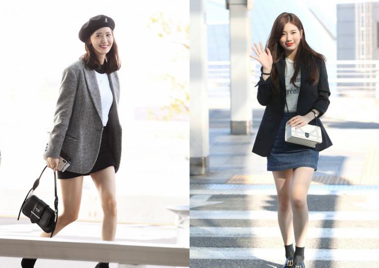 Mix đồ sân bay đơn giản mà chất như sao Hàn-5