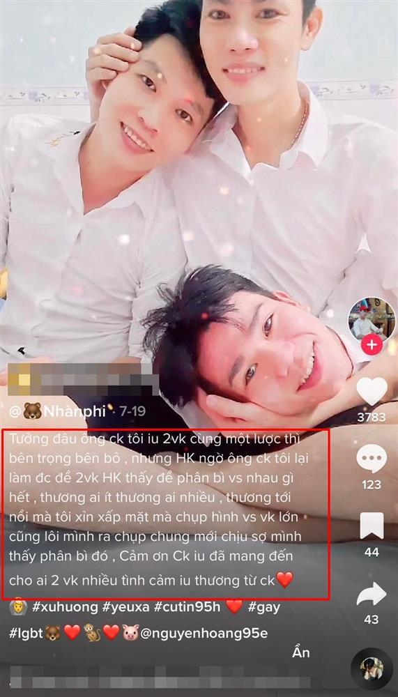 Xôn xao chuyện tình đồng tính nam 1 chồng 2 vợ ở Hậu Giang-7