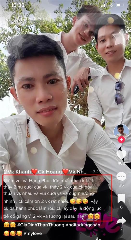 Xôn xao chuyện tình đồng tính nam 1 chồng 2 vợ ở Hậu Giang-9